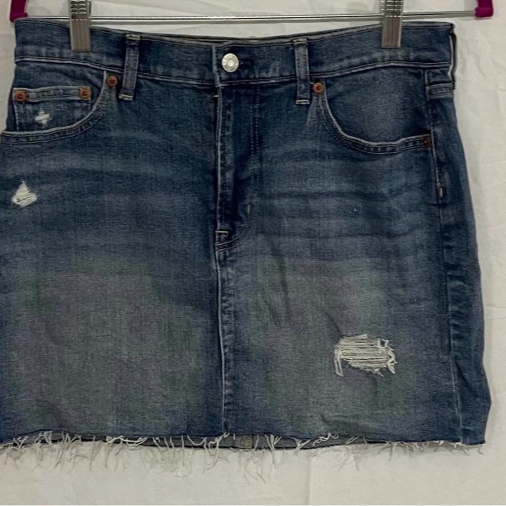 GAP Blue Mini Pencil Skirt Casual